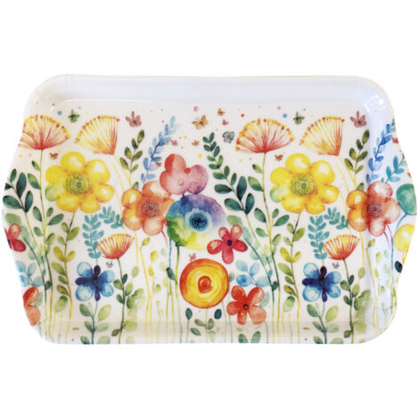 Mini plateau vide poche 20.5 x 13.5 cm - Printemps éclatant