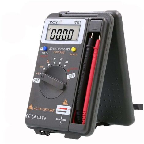 Mini Pocket Digital Multimeter Voltmeter Amperemeter Widerstand Tester Ohm Volt Amp Meter 4000 Zählt