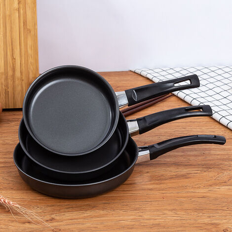 Mini poêle à frire antiadhésive, pour frire des ufs, steak, poêle à collation, pour cuisinière à induction, ustensiles de cuisine,14CM
