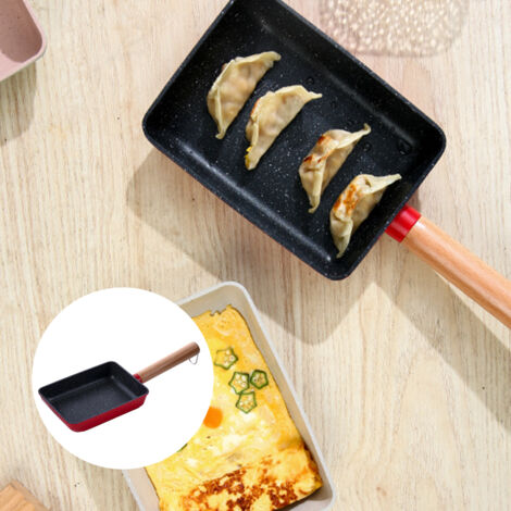 Mini poêle antiadhésive pour usage domestiquePoêle multifonctionnelleLes plaques à induction et les cuisinières à gaz sont