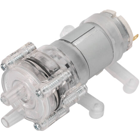 Mini pompa ad acqua a membrana trasparente per acquari, resistente alle alte temperature, DC12V