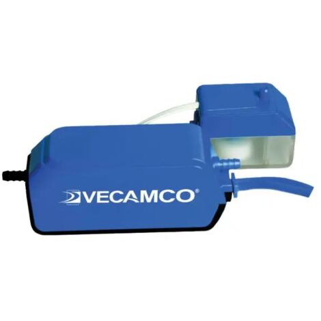 Mini pompa compatta a diaframma per scarico condensa dei condizionatori modello 9899-308 mod.9899-portata max 18l/h -altezza mandata massima 10mt VECAMCO