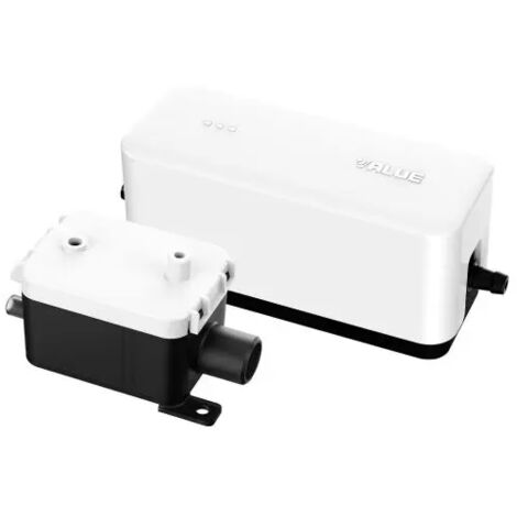 Mini pompa compatta slim per scarico condensa dei condizionatori con allarme modello value s mod.s1 -portata max 24l/h -altezza mandata massima 10mt GENERAL GAS