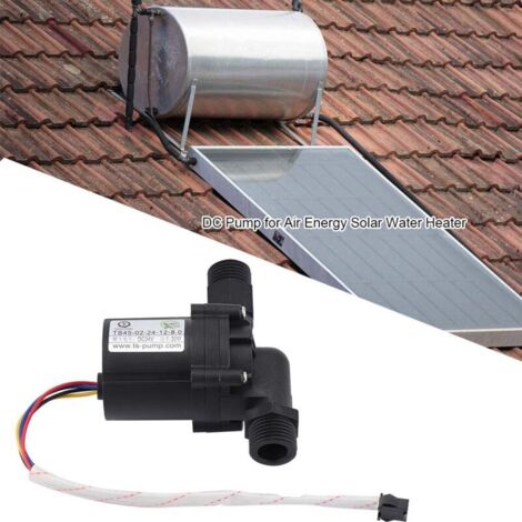 Mini pompa dell'acqua CC senza spazzole Rubberskin, 24/12V, regolabile, per circolazione dell'acqua, adatta ad aria compressa, scaldabagni, fontane, piccoli laghetti, impianti solari (24V)