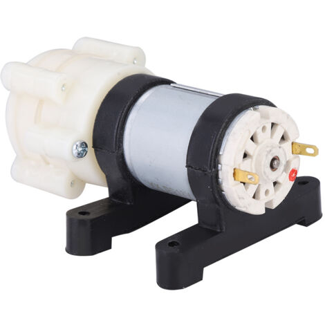 Mini pompa per acquario, 12V CC, 1,5-2 l/min, con accessori a membrana.