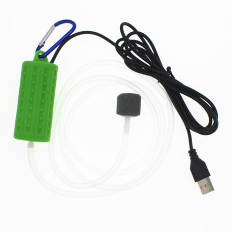 Mini pompe à air portable USB pour aquarium, pompe à oxygène USB, économie d'énergie.
