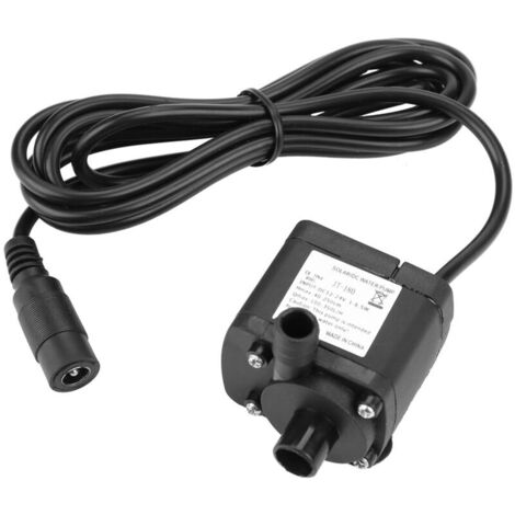 Mini pompe à eau à faible bruit sans brosse de C.C pour le réservoir de poissons de chauffe-eau solaire 24V -40℃100℃