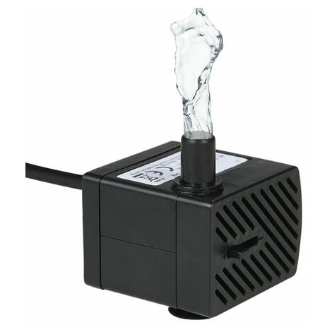 Mini pompe a eau AC, pompe a eau pour reservoir de poissons d'aquarium, petite fontaine d'eau de jardin, norme europeenne SM-018 2,5 W