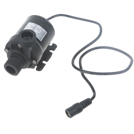 Mini pompe à eau submersible 24 V CC avec micro-moteur sans balais pour aquarium, fontaine, bassin, étang (8 unités)