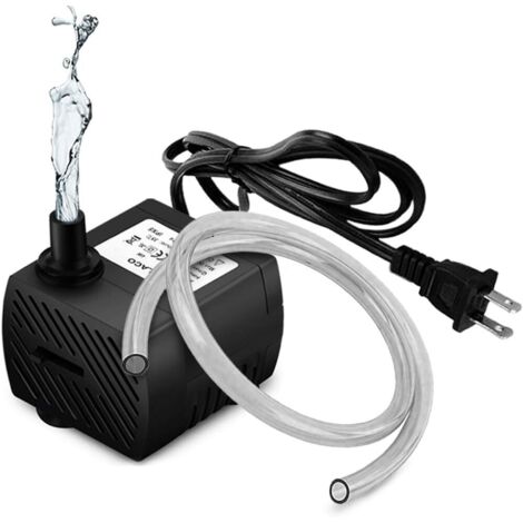 Mini pompe à eau submersible 80 GPH 5W pour aquarium et bassin