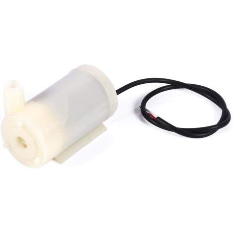 Mini pompe à eau submersible micro DC3V 100L/h, faible bruit, moteur CC, taille pratique pour aquarium (horizontale)