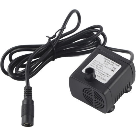 Mini pompe à eau submersible solaire amphibie DC12 V pour fontaine et étang