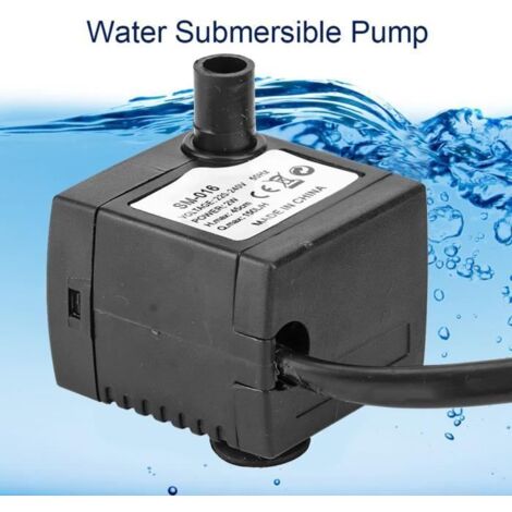 Mini-pompe à eau submersible ultra-silencieuse fontaine à réservoir pour aquarium d\'étang à poissons