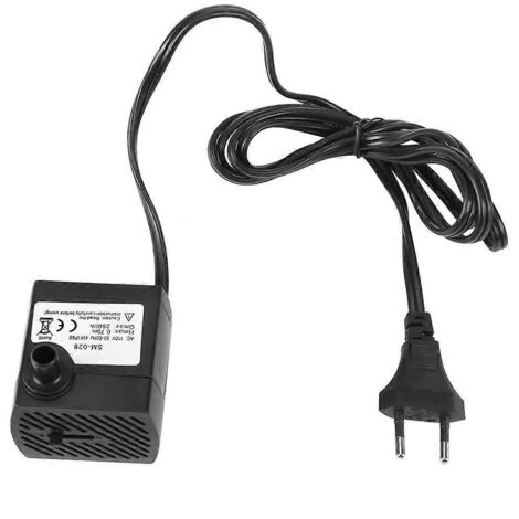 Mini pompe à eau submersible ultra silencieuse pour bassin, aquarium et fontaine (UE, 220V-240V)