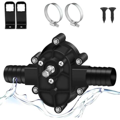 Mini Pompe De Forage Électrique Auto Amorcante Portable Pour Eau Avec Perceuse À Batterie