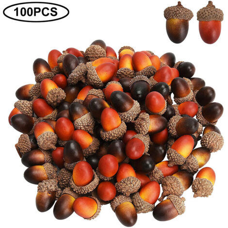 Mini pompons artificiels, 100 pièces