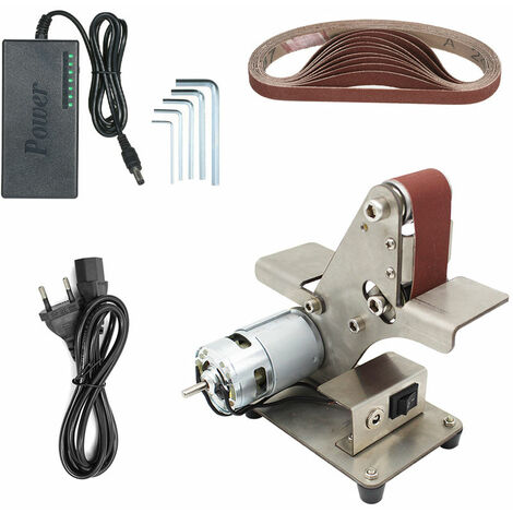 Mini Ponceuse à Bande Machine à Poncer Machine à Polir électrique Pour Le Bricolage, Moteur 875 - Moteur 875