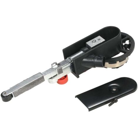 Mini ponceuse multifonction bricolage, adaptateur de bande de ponçage, fichier à bande pour rectifieuse d'angle électrique de 115mm 4.5 pouces et 125mm 5 pouces