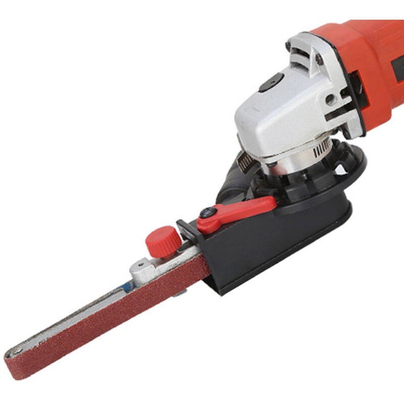 Mini ponceuse multifonction diy, adaptateur de bande de ponçage, ponceuse à bande pour rectifieuse d'angle électrique de 115 mm, 4,5 pouces et 125
