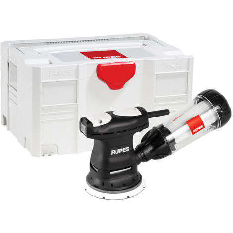 Mini ponceuse orbitale filaire Ventury - Ø 125 mm - 200 W - Avec contrôle de vitesse + Unité de filtrage dans Systainer - RUPES - LR71TE/BOX