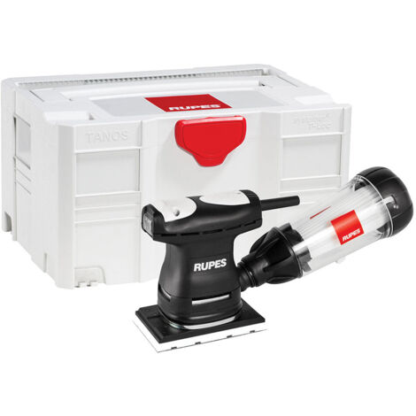 Mini ponceuse orbitale Ventury - 80 x 130 - 200 W - Avec contrôle de vitesse + Unité de filtrage dans Systainer - RUPES - LE71TE BOX -SYSTAINER