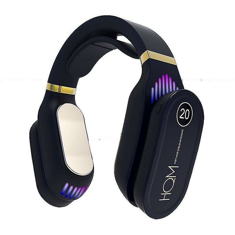 Mini Portable Air Conditioner Neck Fan Rechargeable Small Bladeless Fan Cooling Usb Silent Fan Air