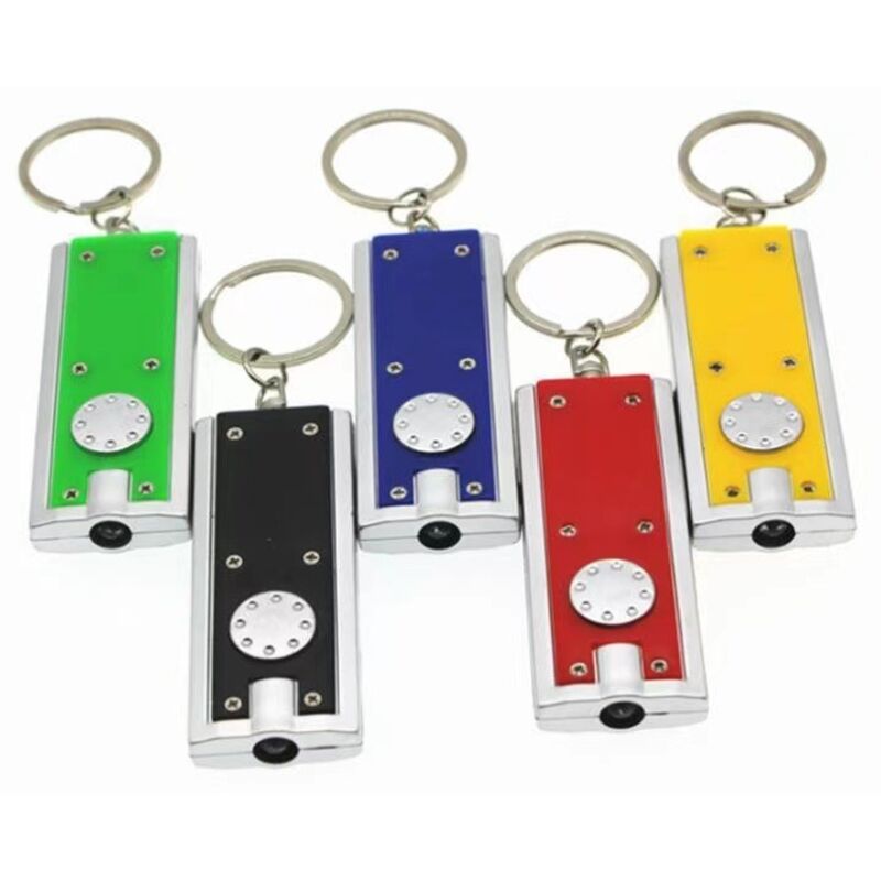 Mini Porte-Clés led Porte-Clés Lampe Torche Minuscule Lumière de Collier de Chien en Couleurs Assorties