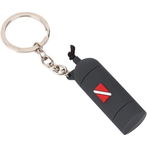 Mini porte-clés thème plongée (noir),