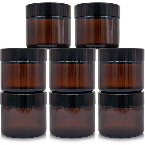 Mini pot de stockage en verre portable de 8 pièces-Fei Yu