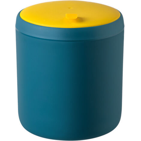 Mini poubelle bleue pour le bureau