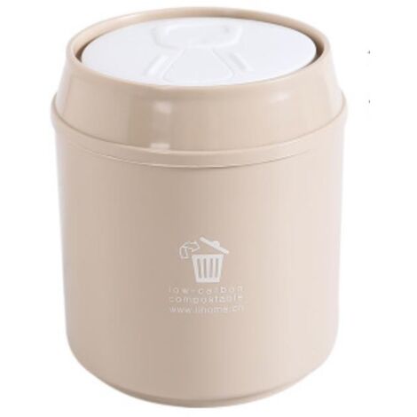 Mini poubelle souple, petite poubelle en plastique avec couvercle, pour bureau, table basse ou commode