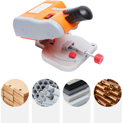 Mini Precision 0-45°Bench Cut-off Saw Set Metal Wood Plastic Cutting Machine UK