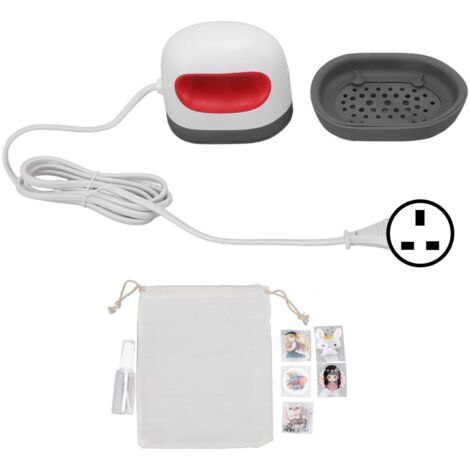 Mini Presse à Chaleur Portable pour Tissu, Cuir et Polyester - Machine à Transfert Thermique 220V avec Prise UK