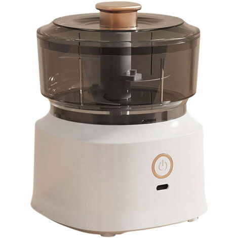 Mini presse-ail électrique portable, robot culinaire et hachoir à légumes avec chargement USB, idéal pour les poivrons et les oignons. Fonctionnement silencieux.