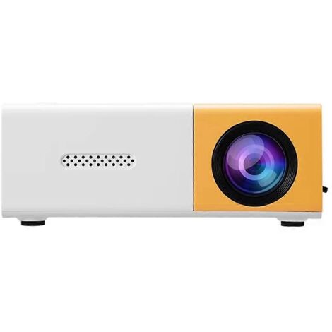 Mini projecteur avec prise en charge Full HD 1080p, idéal pour les smartphones.