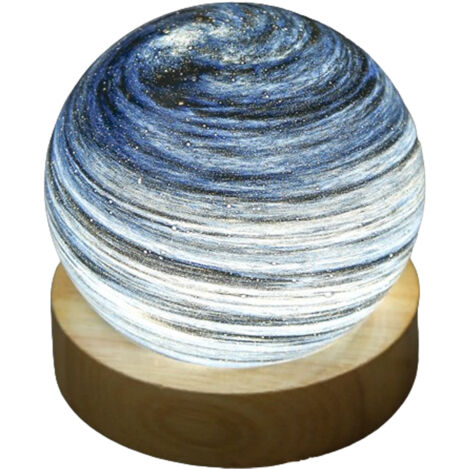Mini projecteur de galaxie 3D clair de lune, veilleuse étoilée, lampe d'ambiance LED rechargeable USB pour enfants et femmes