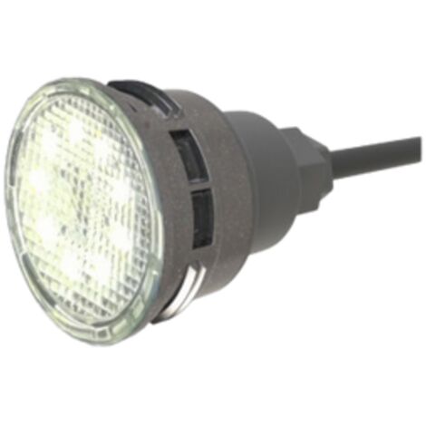 Mini projecteur LED piscine à visser sur le refoulement -
