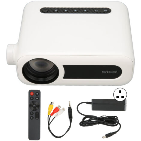 Mini Projecteur Portable HD 1080P avec Source LED 5G et Prise UK - Compact et Intelligent