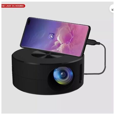 Mini projecteur portable LED WiFi Home Cinma Android TV Bluetooth USB 1080P Label