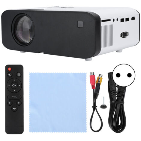 Mini-Projektor (720p) für Heimkino und Mediaplayer mit 100–240-V-EU-Stecker