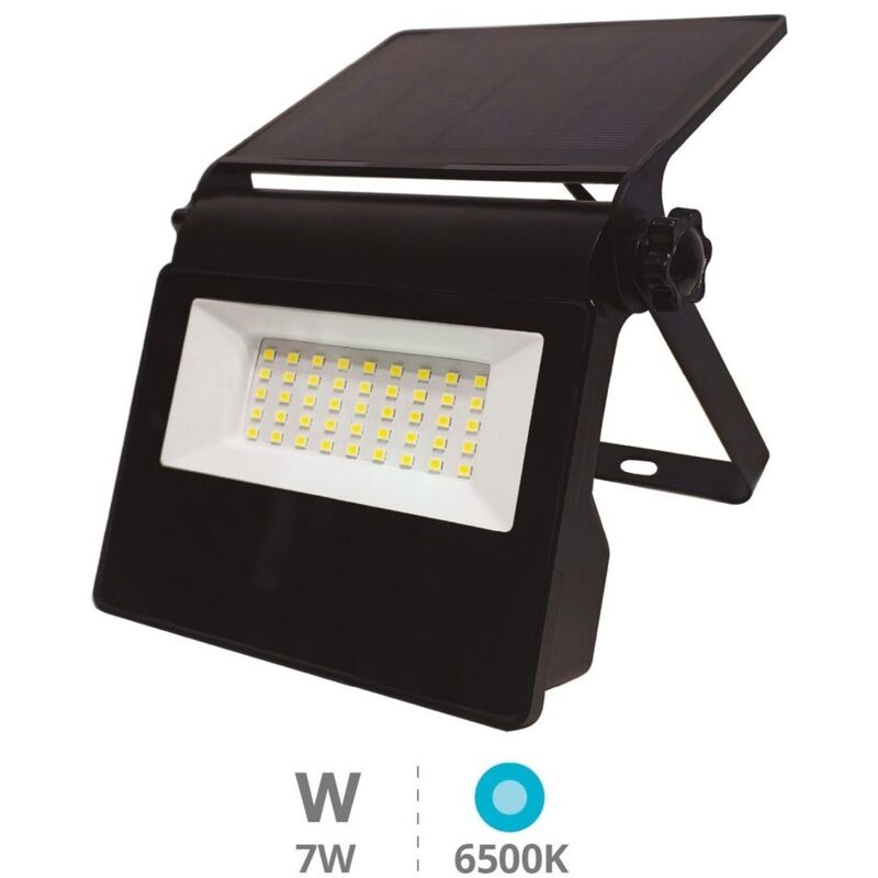 Mini proyector solar LED Kumira con sensor 7W 6500K IP65 Negro