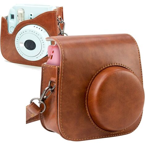 8+ rose Étui de protection et portable compatible avec appareil photo Fujifilm Instax Mini 11 avec pochette pour accessoires et sangle réglable 9 8 