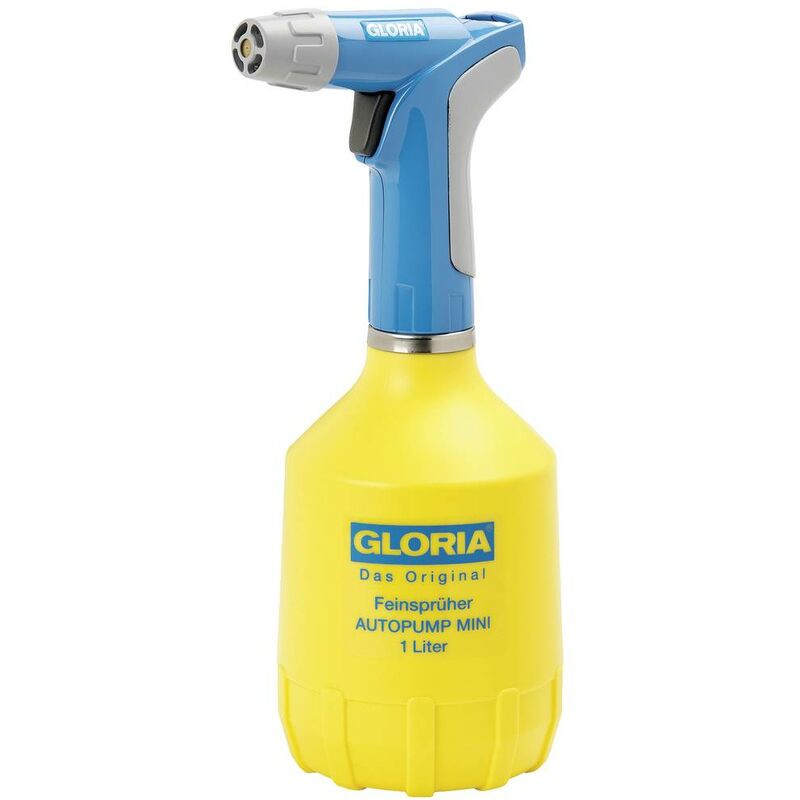 Gloria Garten - Gloria Haus und Garten 000950.0000 AutoPump Mini Pulvérisateur de jardin 1 l jaune, bleu