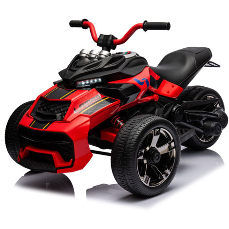 Mini Quad Elettrico per Bambini 3 Ruote 12V ATV 3.0 Rosso