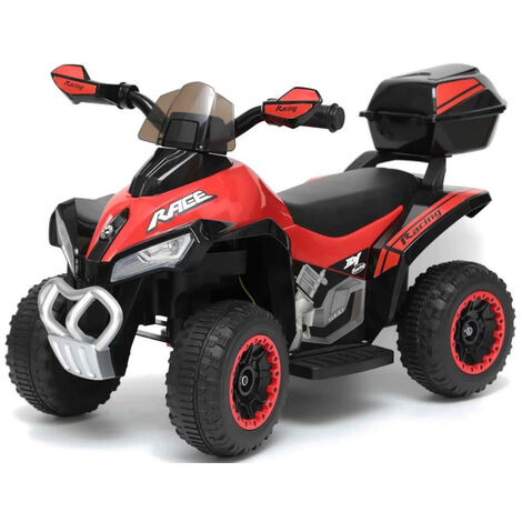Mini quad elettrico per bambini DELUXE quattro ruote giocattolo ROSSO 6V  LT928