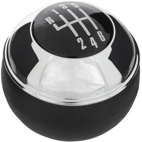 MINI R50 00-06 pomello del cambio NERO + CROMATO 6 MARCE