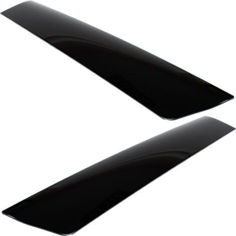 MINI R50 R53 01-06 Moldura exterior de pilar A NEGRO BRILLO izquierda + derecha 2 uds. SET