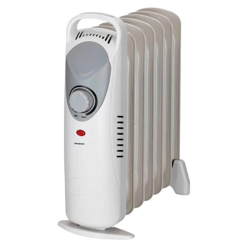 

Infiniton - Mini radiador de aceite HORM-800 - Blanco, 800W