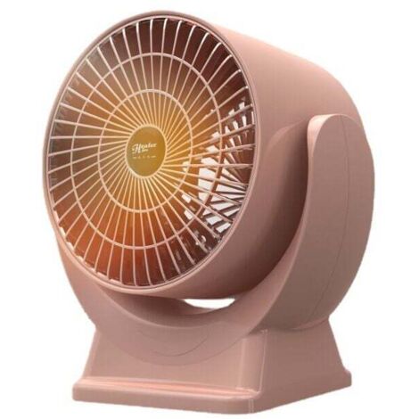 Mini Radiateur 800 W, Mini Radiateur Soufflant à Économie dÉnergie avec Chauffage Rapide de , Chauffage dAppoint Economique Silencieux, Petit Chauffage dAppoint avec Thermostat Bureau-rose