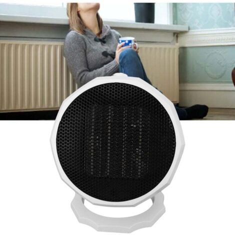 Mini radiateur électrique portable à économie d'énergie, chauffage de bureau réglable pour bureau, dortoir, chambre à coucher, blanc, 1000 à 1800 W, prise UE 220 V